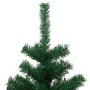 Detailaufnahme: Grüner, spiralförmiger LED-Weihnachtsbaum mit Ständer, 150 cm hoch.