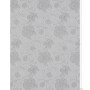 Gardinia EasyFix Rollo Dekor Stickerei, 90x210 cm, silbernes Rollo mit floralem Muster.