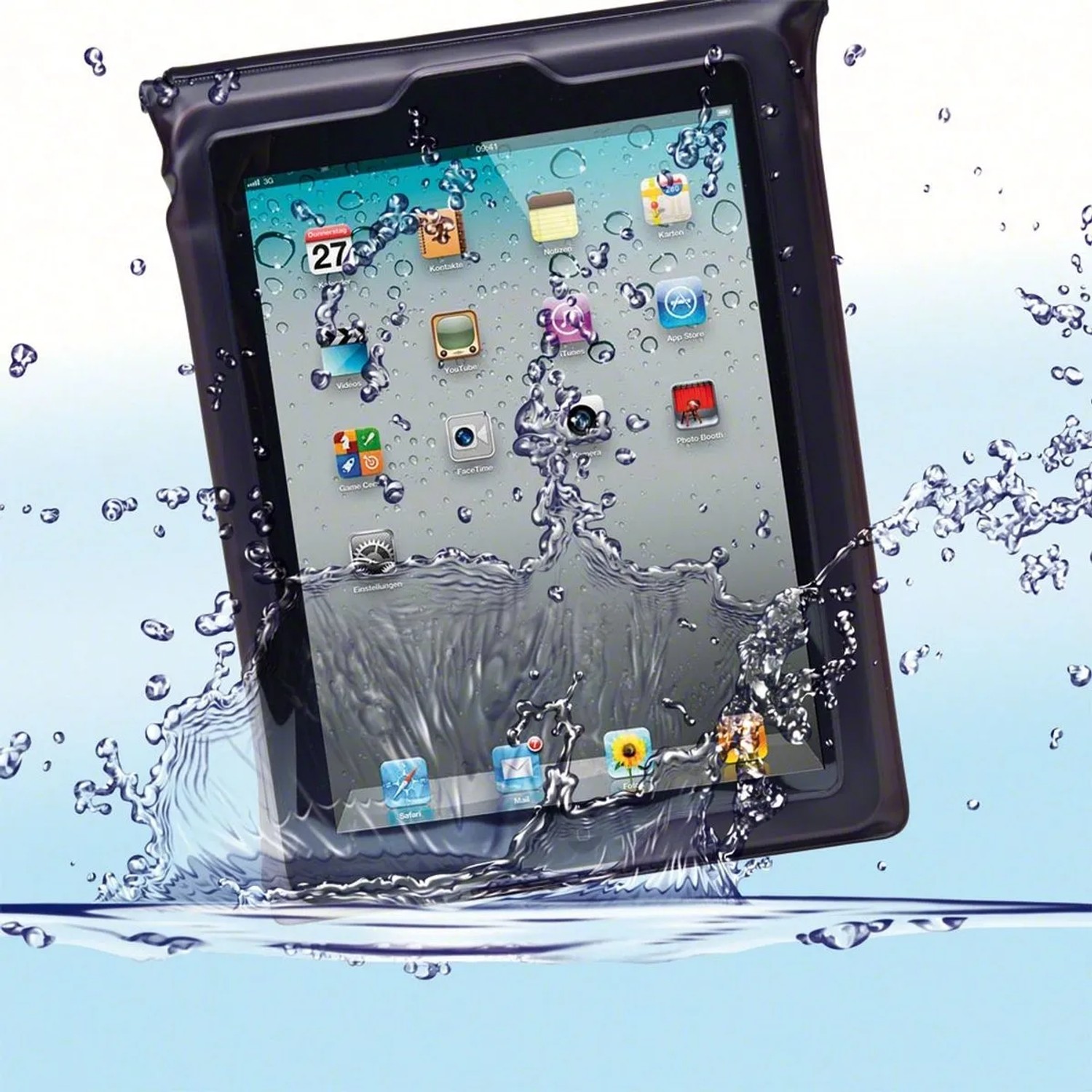 Dicapac Wp-I20 Unterwassertasche Für Ipad 1-6 Wasserdichte Tasche Tablettasche