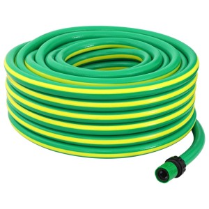 vidaXL Gartenschlauch 5-Lagig Grün und Gelb 30 m PVC 42035825