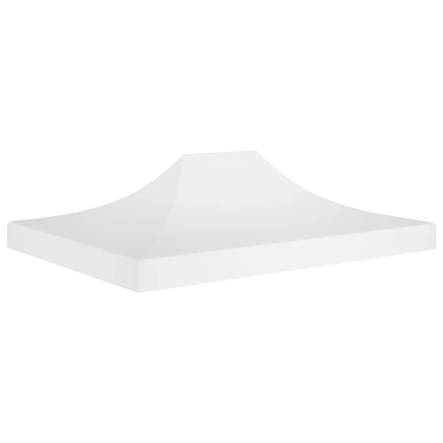 vidaXL Partyzelt-Dach 4,5x3 m Weiß 270 g/m² 315365
