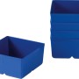 LUX Combibox, 5 blaue Aufbewahrungsboxen für Ordnung im Werkstattbereich.