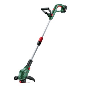 Bosch Akku-Rasentrimmer UniversalGrassCut 18V-26-500 mit Akku und Ladegerät.