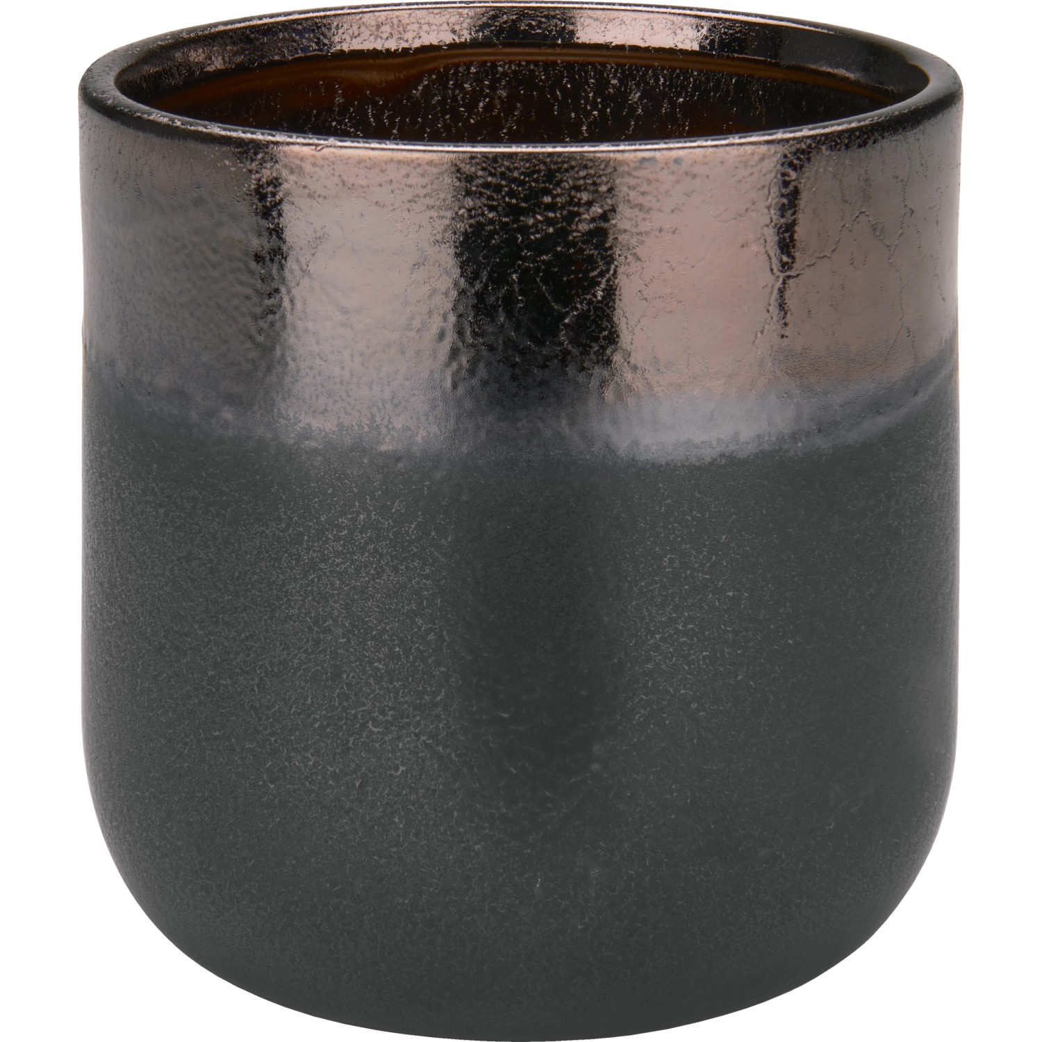 Pflanztopf Dark Wonder Ø 14,5 cm Schwarz Porzellan