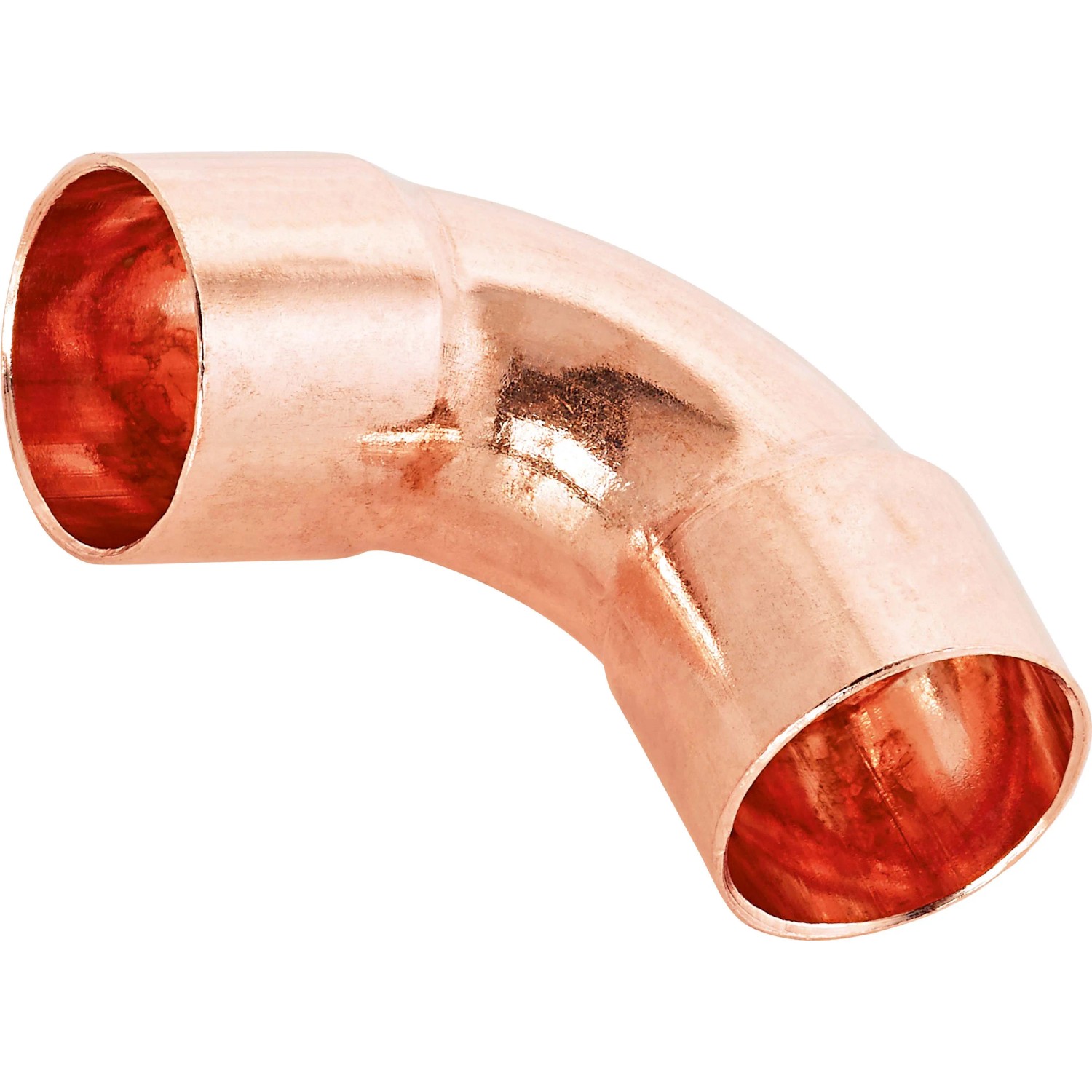 Löt-Bogen, 18 mm, aus Kupfer, 90-Grad-Winkel, für Kupferrohre, 10er-Pack