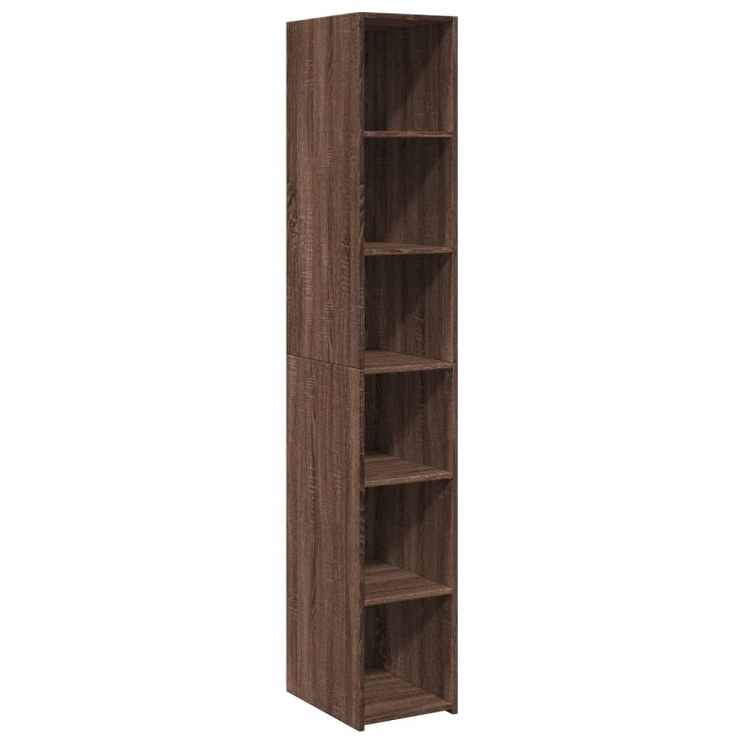 vidaXL Highboard Braun Eichen-Optik 30x41x185 cm Holzwerkstoff 846417 günstig online kaufen