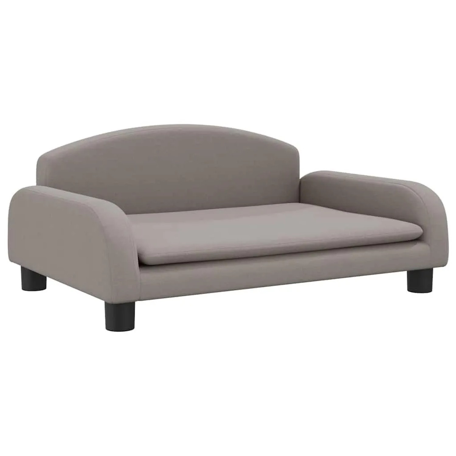 vidaXL Hundebett Taupe 70x45x30 cm Stoff 171963