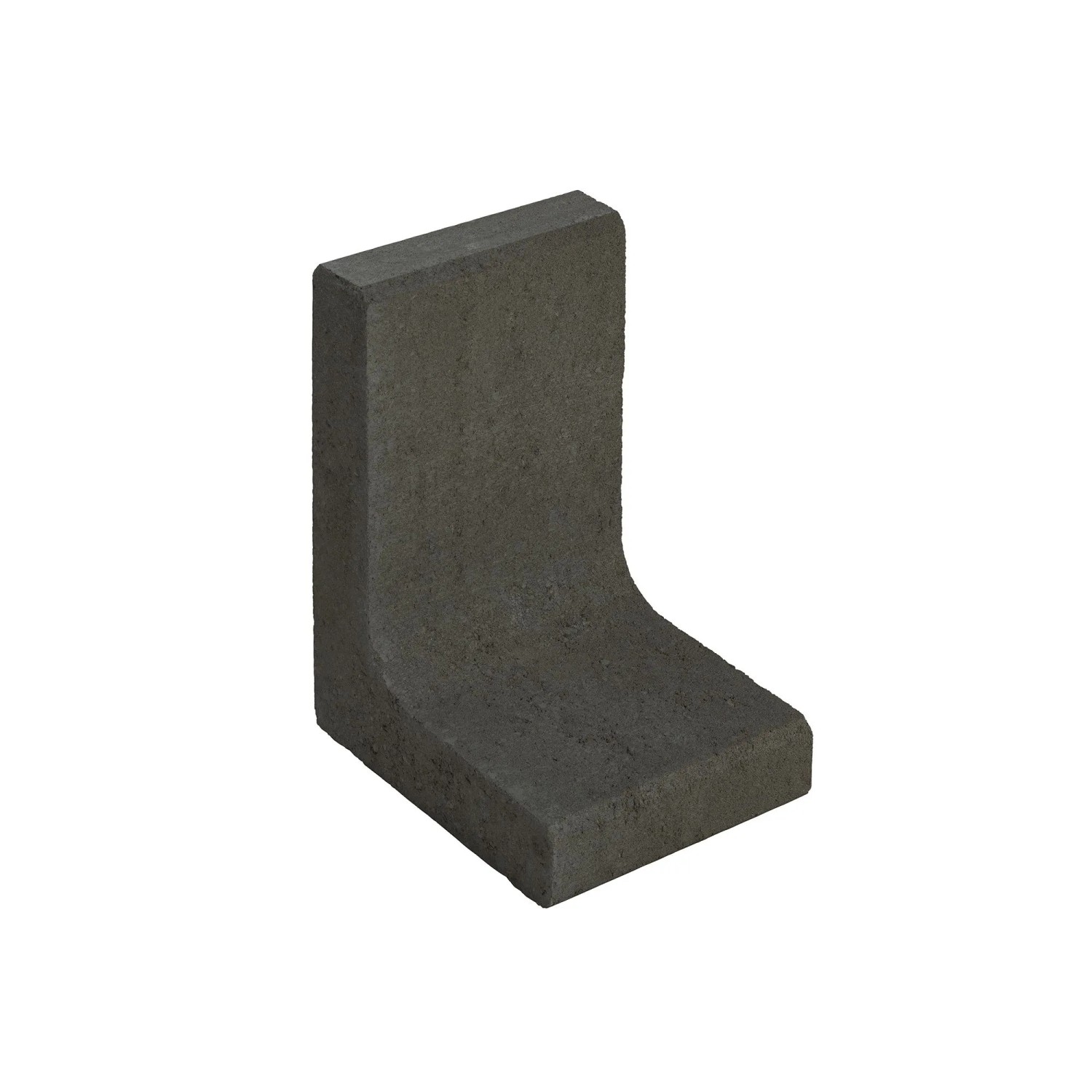 Diephaus L-Stein Unbewehrt Anthrazit 40 cm x 25 cm x 30 cm
