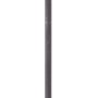 Brilliant Gwen Stehlampe: Schwarze Design-Lampe mit Holzfuß und Käfigschirm für Wohnräume.