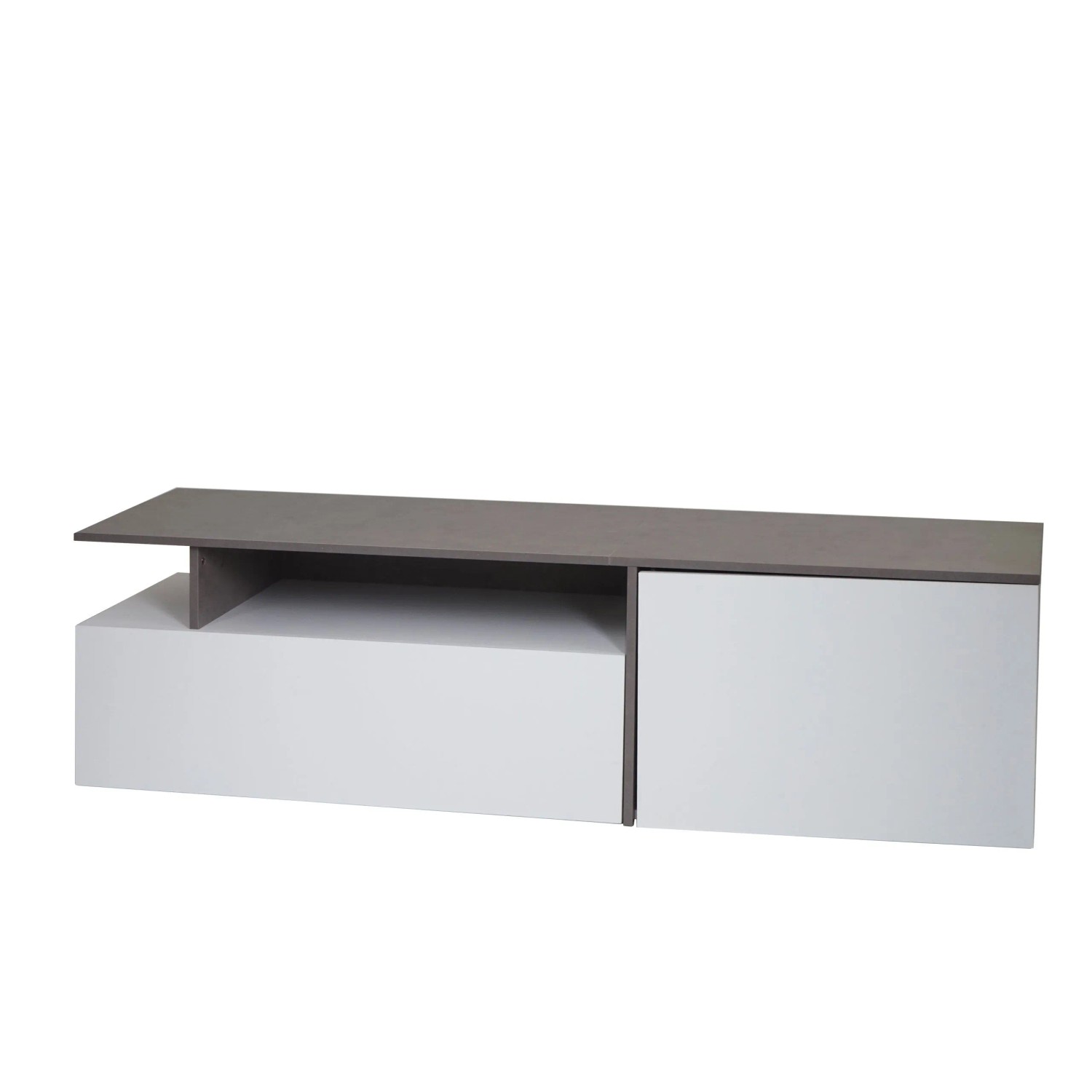 MCW TV-Rack L34 Holz 45x161x40cm Staufach