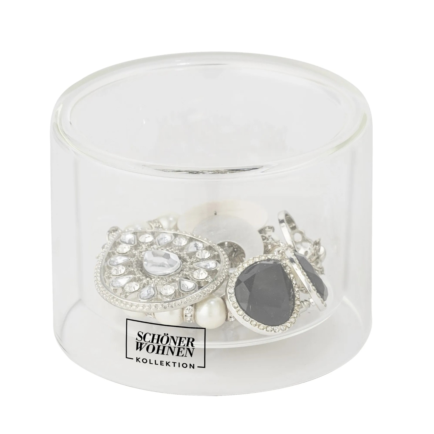 Schöner Wohnen Duftkerze Lemongrass im klaren Glas, Ø 9x11cm. Dekorative Schmuckstücke im Glas.