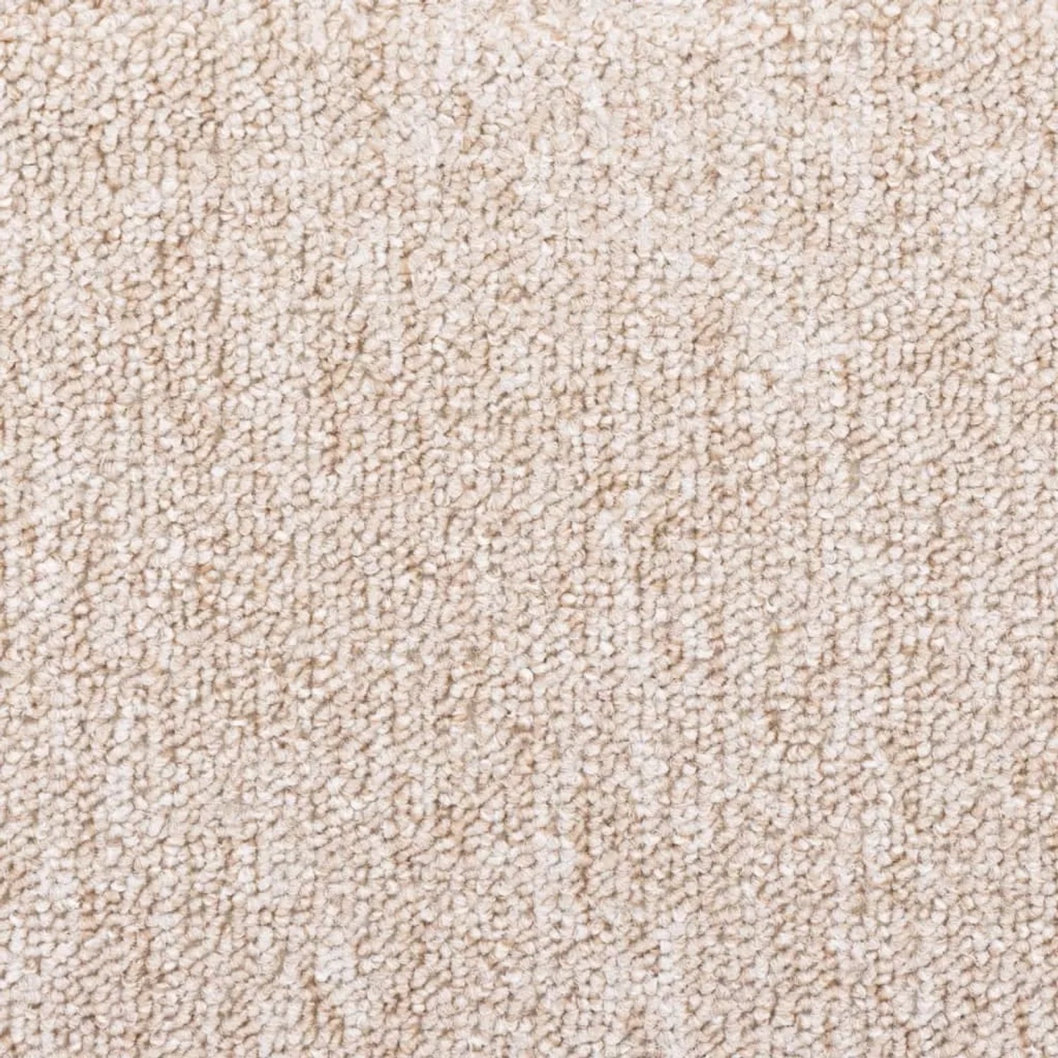 Detailansicht der taupefarbenen, getufteten Oberfläche von vidaXL Stufenmatten. Weiches PP-Material für Treppen.