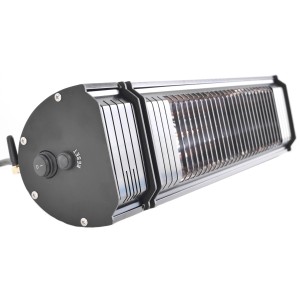 VASNER Appino 20 Bluetooth Infrarot-Heizstrahler, 2000 W, Schwarz. Terrassenheizstrahler mit App-Steuerung.