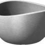 Scheurich Pflanzschale Wave Globe Bowl, Ø 39 cm, Stony Grey, aus Kunststoff.