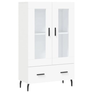 vidaXL Highboard Weiß 69,5x31x115 cm Holzwerkstoff 828316
