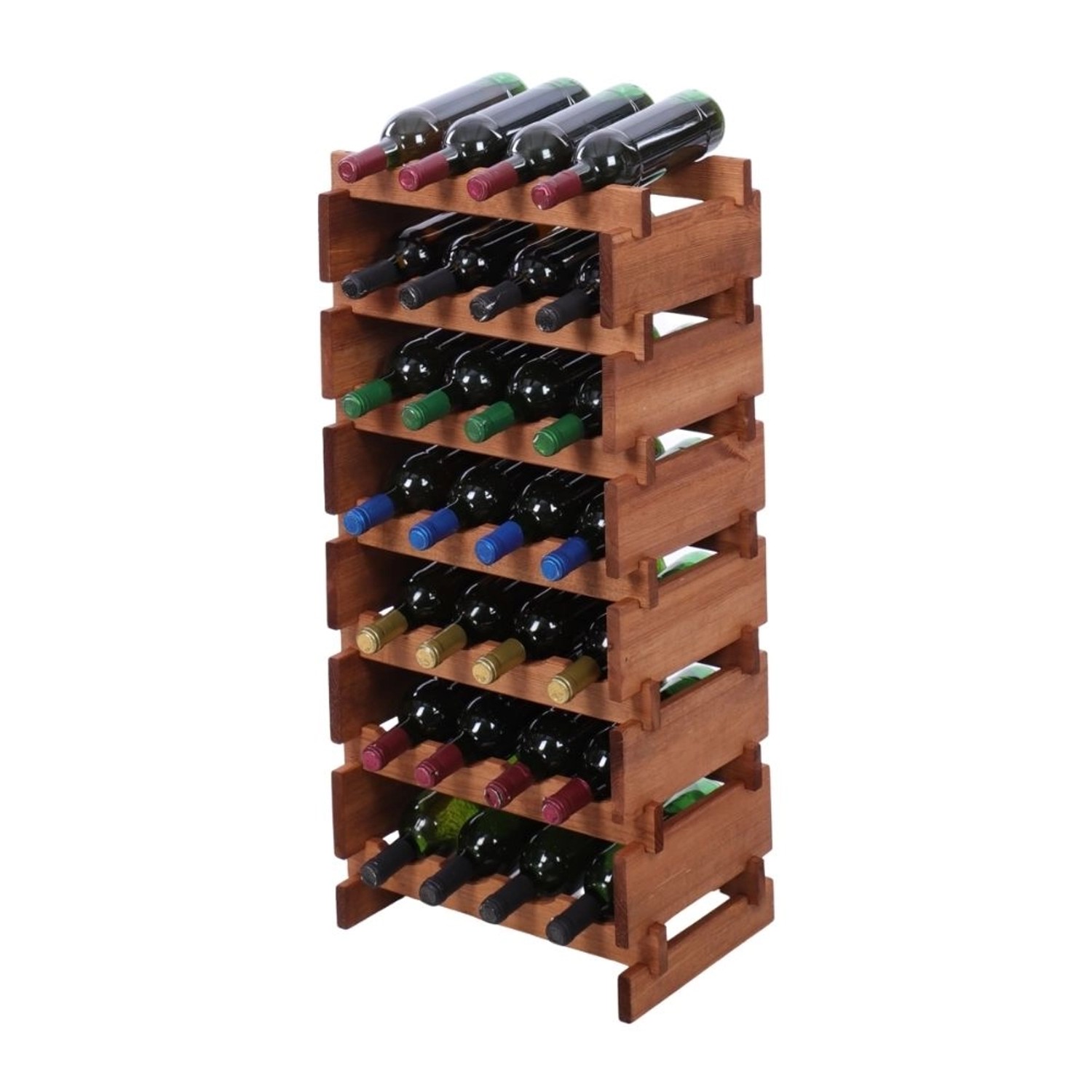PROREGAL Weinregal VINOTECA FLEX PRO HxBxT 93x46x28cm 28 Flaschen Auf 7 Ebe günstig online kaufen