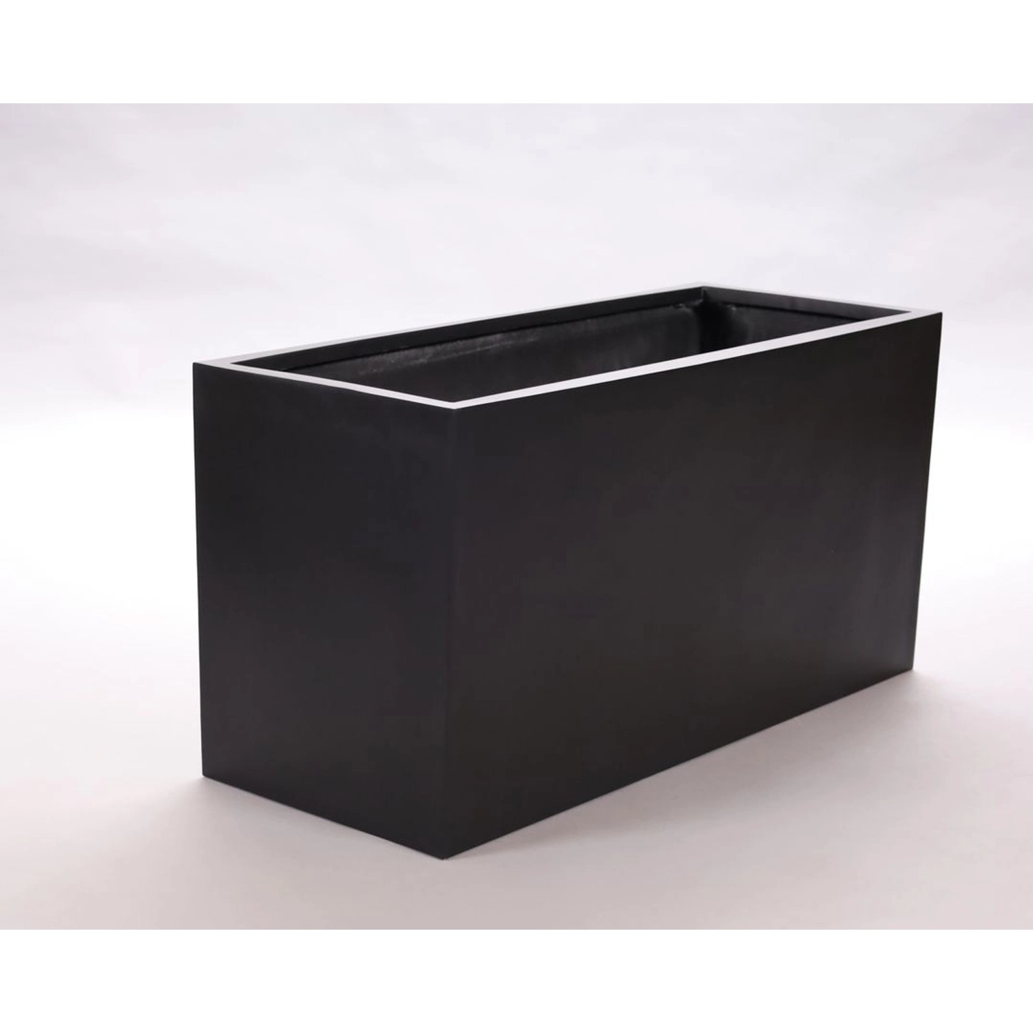 Elegant Einrichten Pflanzkübel Fiberglas Rechteckig 80x30x40cm Elegant Schw günstig online kaufen