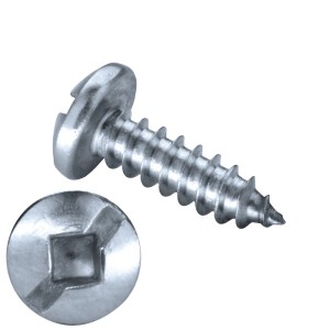 GOEBEL 500 Linsenblechschrauben 4,2 x 25 mm Edelstahl A2 V2A Linsenkopf Längsschlitz Schrauben Blechschraube