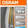 Osram LED E14 Kerze, 4W, neutralweiß. Leuchtmittel in Verpackung.