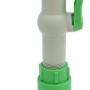 IBC Kugelhahn 1 Zoll mit Verdrehschutzadapter S 60 x 6 für Regentonnen und Wasserzapfstellen.