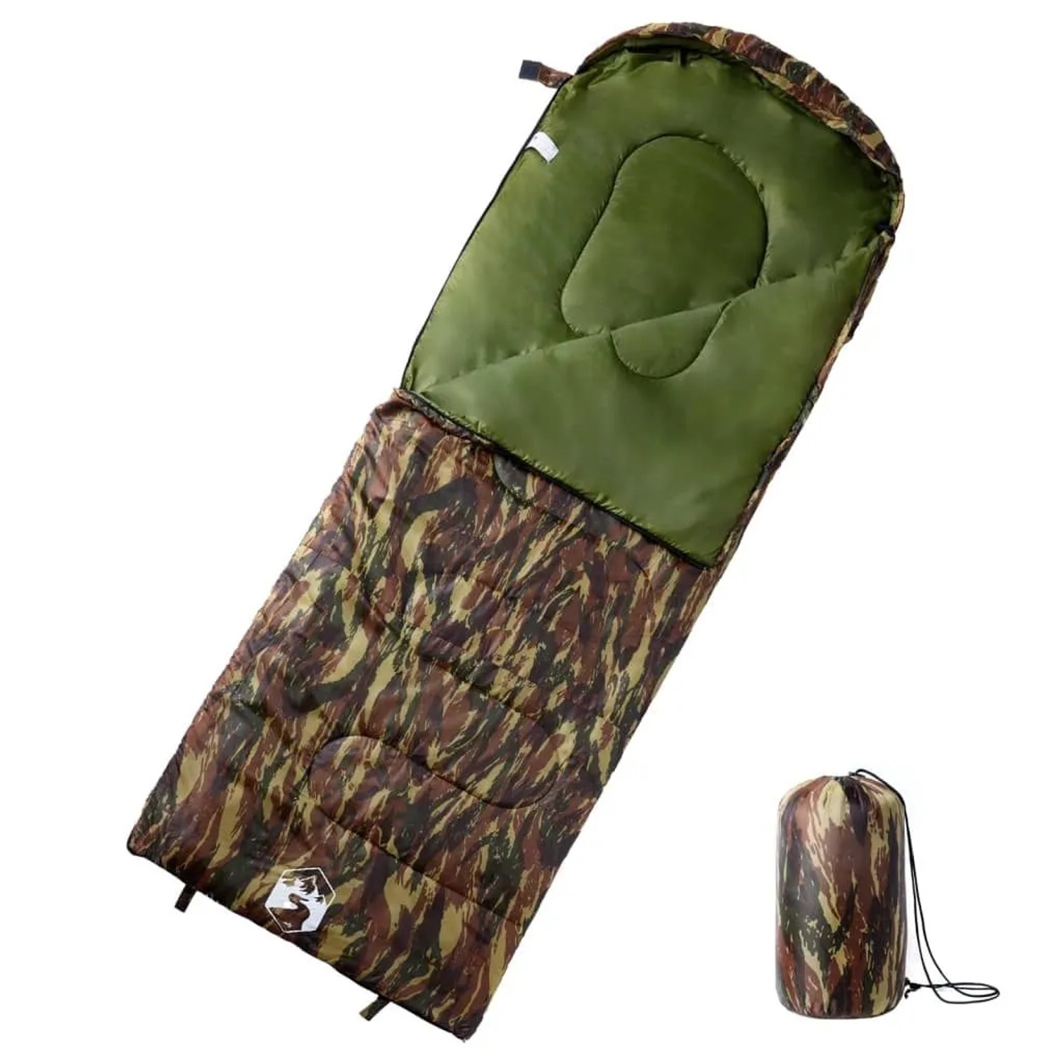 vidaXL Schlafsack für Erwachsene Camping 3-4 Jahreszeiten 94445