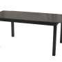 Rechteckiger, ausziehbarer Gartentisch von Merxx aus Aluminium, ideal für Garten und Terrasse.