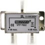 Schwaiger 2-fach Verteiler (4 dB) für Antennen- und Kabelanlagen.