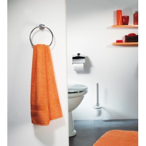 Spirella Atlantic Toilettenpapierhalter mit Deckel, Chrom, zur Wandmontage im Badezimmer.