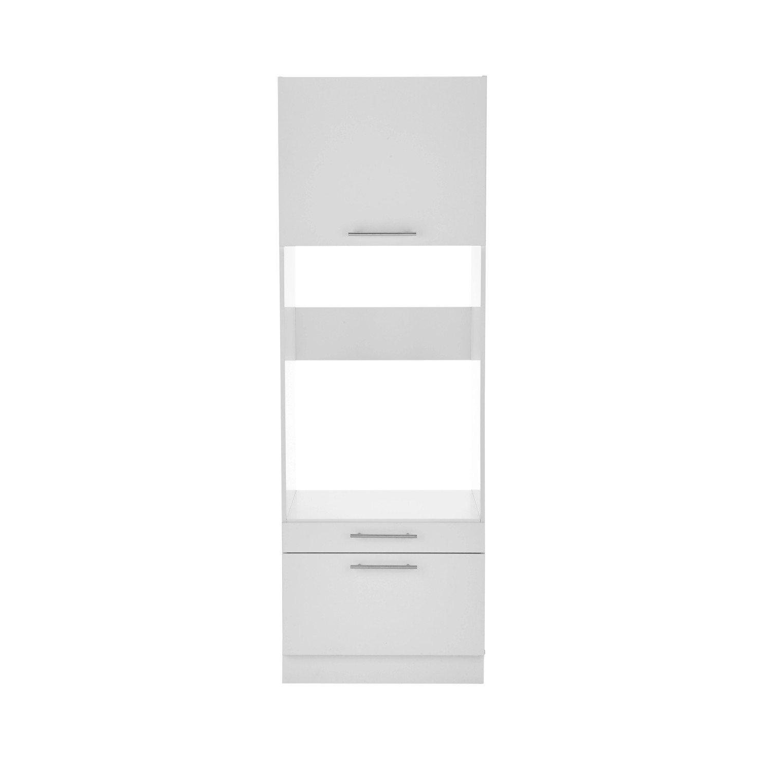 Respekta Waschmaschinenschrank Clara mit Schubladen 200x67,4x67,6 cm Weiß Matt