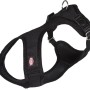 Schwarzes Trixie Touren-Geschirr Comfort Soft für kleine Hunde, Größe XXS-XS.
