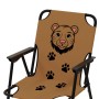 Mojawo Kinder Campingstuhl mit Löwen-Motiv, ideal für Outdoor-Abenteuer.