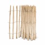 Stiltreu Staketenzaun aus Kastanie, 500x100cm, Lattenabstand 6-8cm, ideal als Gartenzaun.