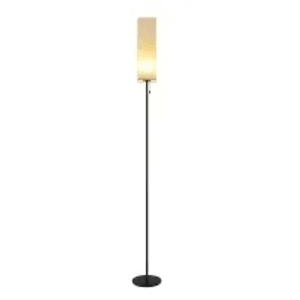NETTLIFE LED Stehlampe aus Textil L151cm Schwarz