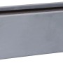 Grauer Vivanno Pflanzkasten Flobo in Betonoptik, 45x17x15 cm, ideal für Innen- und Außenbereich.
