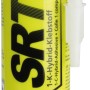 Kartusche mit Hybrid-Klebstoff SRT8, gelbe Verpackung mit Produktinformationen.