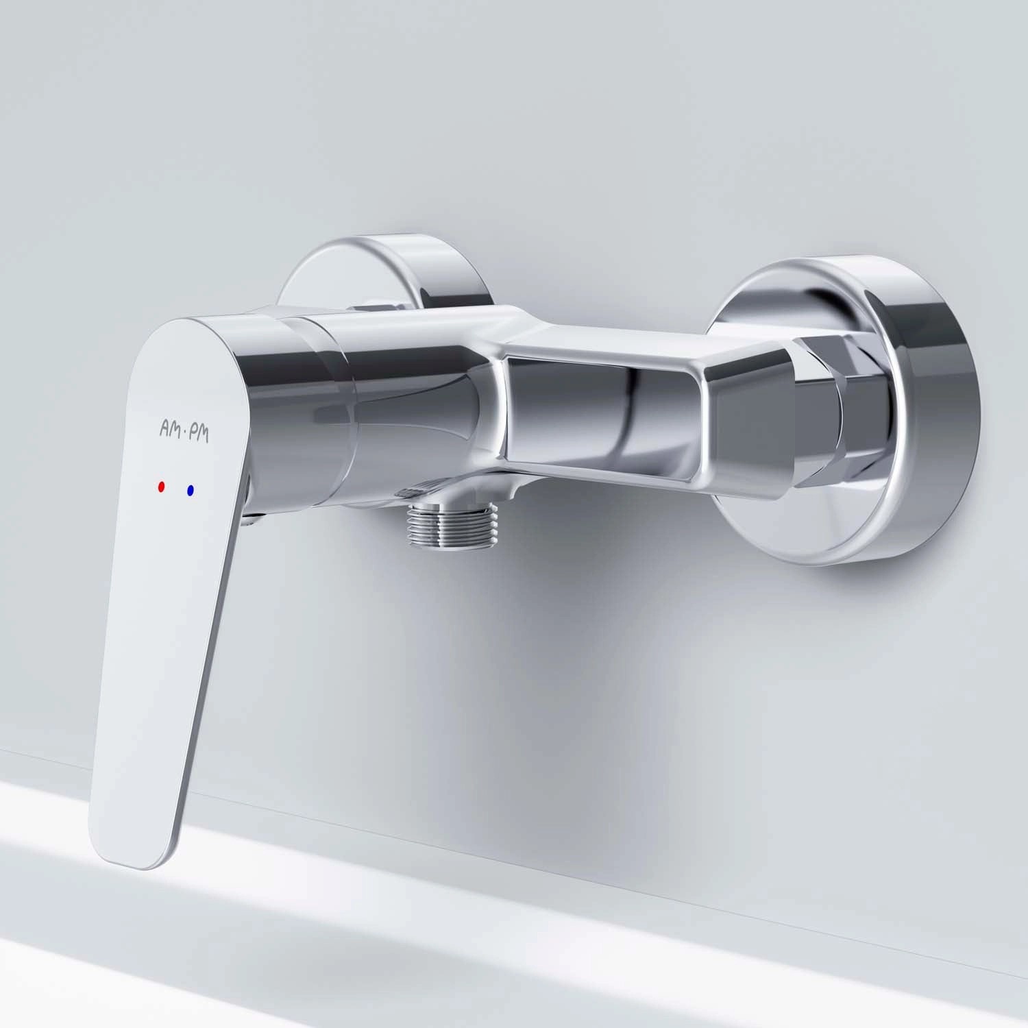 AM.PM Duscharmatur Hit, Einhebelmischer aus Chrom für die Dusche.