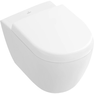 Villeroy & Boch Subway 2.0 Wand-WC, Tiefspüler, Weiß, kompaktes Design.