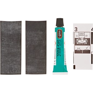 Tip-Top Vulkanisier-Set mit Flicken und Lösung zur Reifenreparatur.