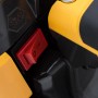 Detailaufnahme: Roter Ein/Aus-Schalter der Stiga Benzin-Kettensäge CS 545.