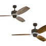 WESTINGHOUSE Deckenventilator Welford, 137 cm, mit Holzdekor-Flügeln und Zugkette.