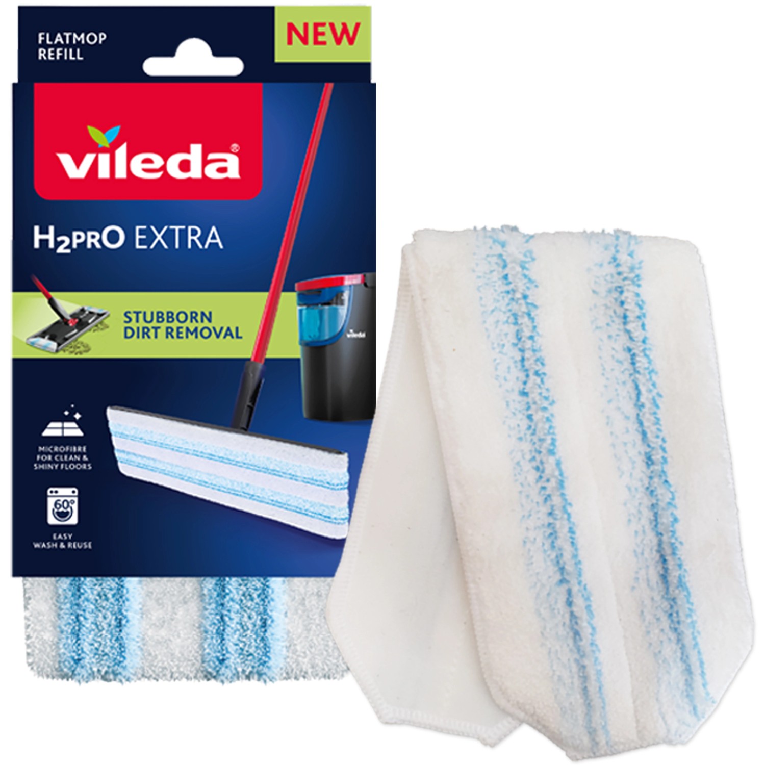 Vileda H2PrO Extra Bodenwischer Ersatzbezug