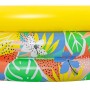 Bestway Planschbecken Floral Paradise, Ø 168cm, mit bunten Blumen und Blättern.