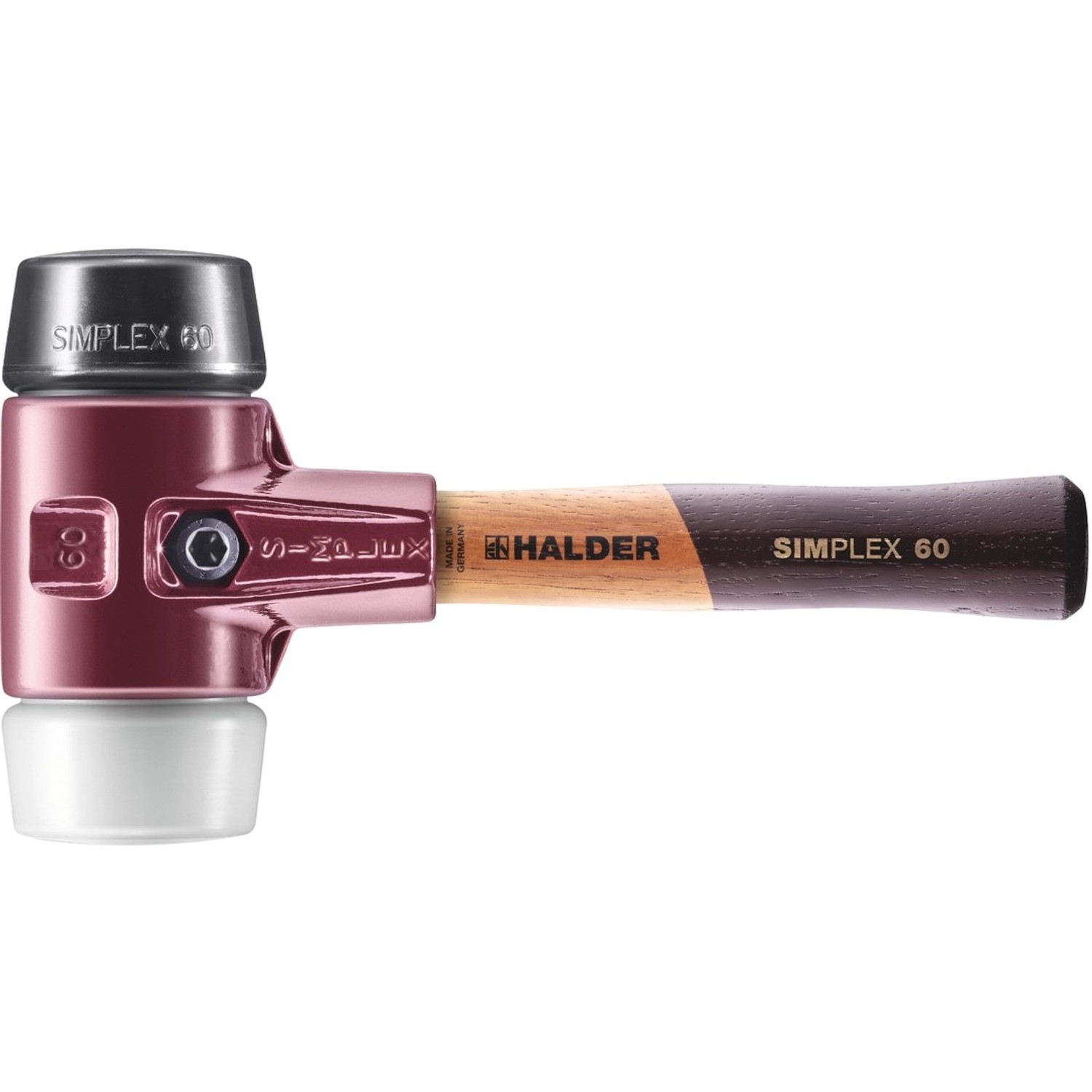 Halder Simplex Schonhammer Ø 60 mm Gummi Schwarz   Superplastik Kurzer Stie günstig online kaufen