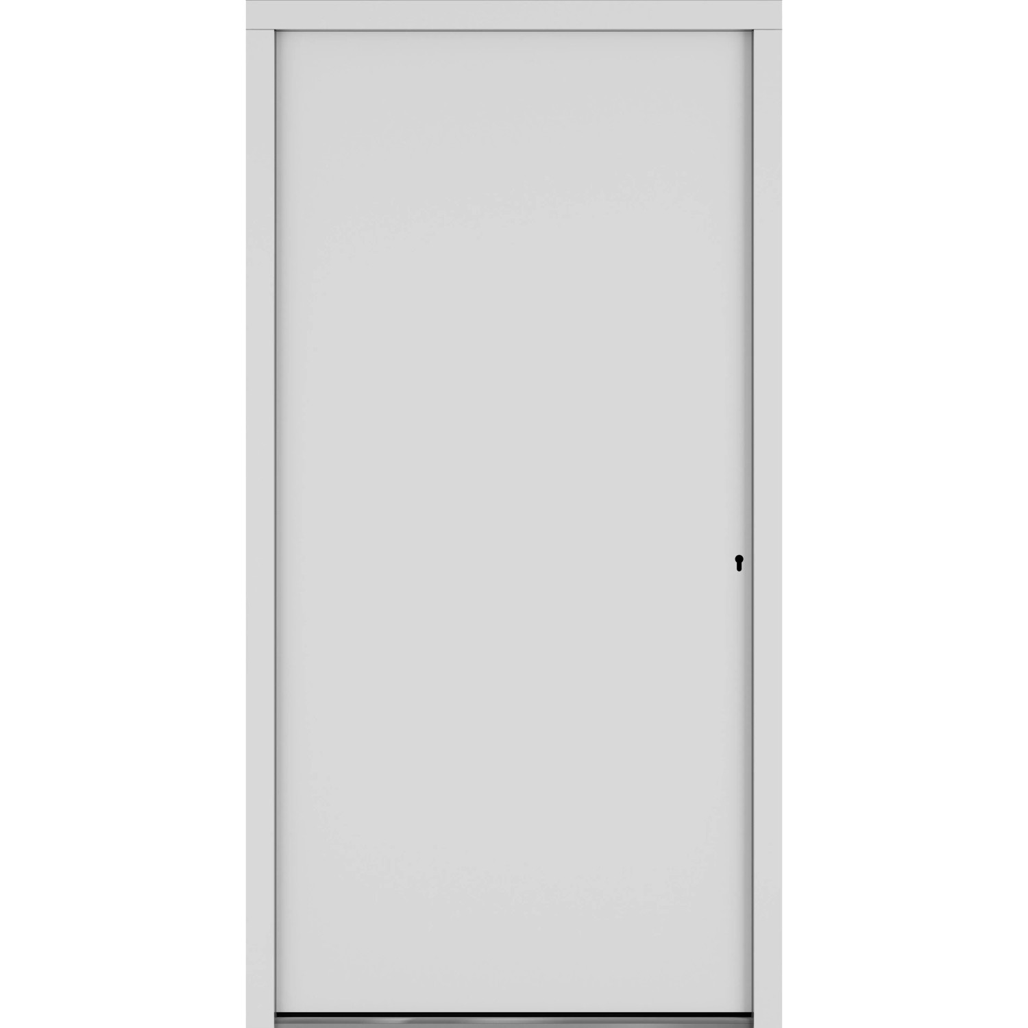 Roro Haustür OAE 1201 Aluverbund Weiß 100 cm x 200 cm DIN R