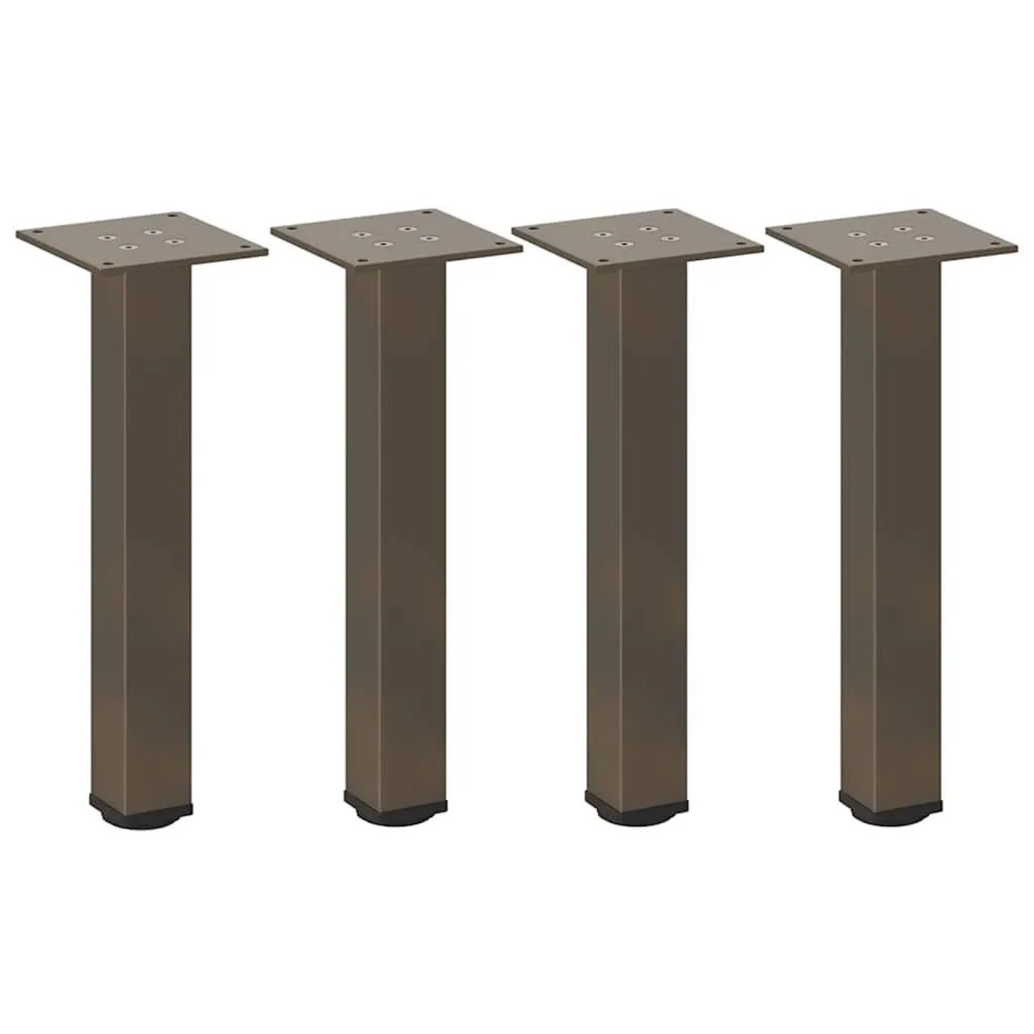 vidaXL Couchtischbeine 4 Stk Naturstahl 30-32 cm Stahl 4012451 günstig online kaufen