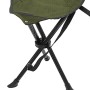 Mojawo 3-Bein Campinghocker, olivgrün, mit Tragegurt. Ideal für Camping & Outdoor.