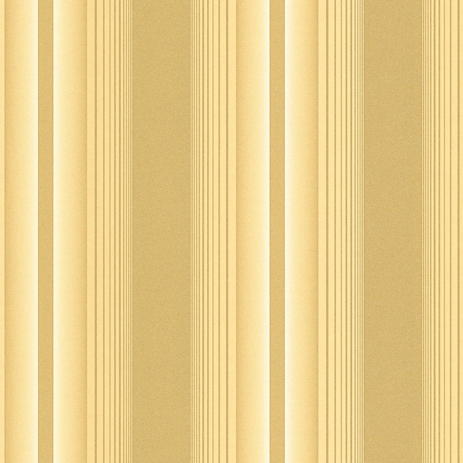 Goldene Streifen Tapete Nino von Tadessi, Vliestapete für klassisches Wohnambiente.