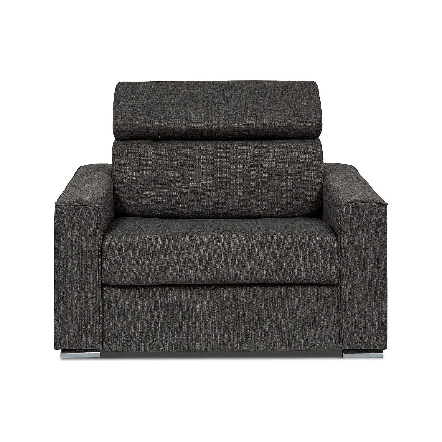 Vente-unique Schlafsessel Vizir Grau 127 cm
