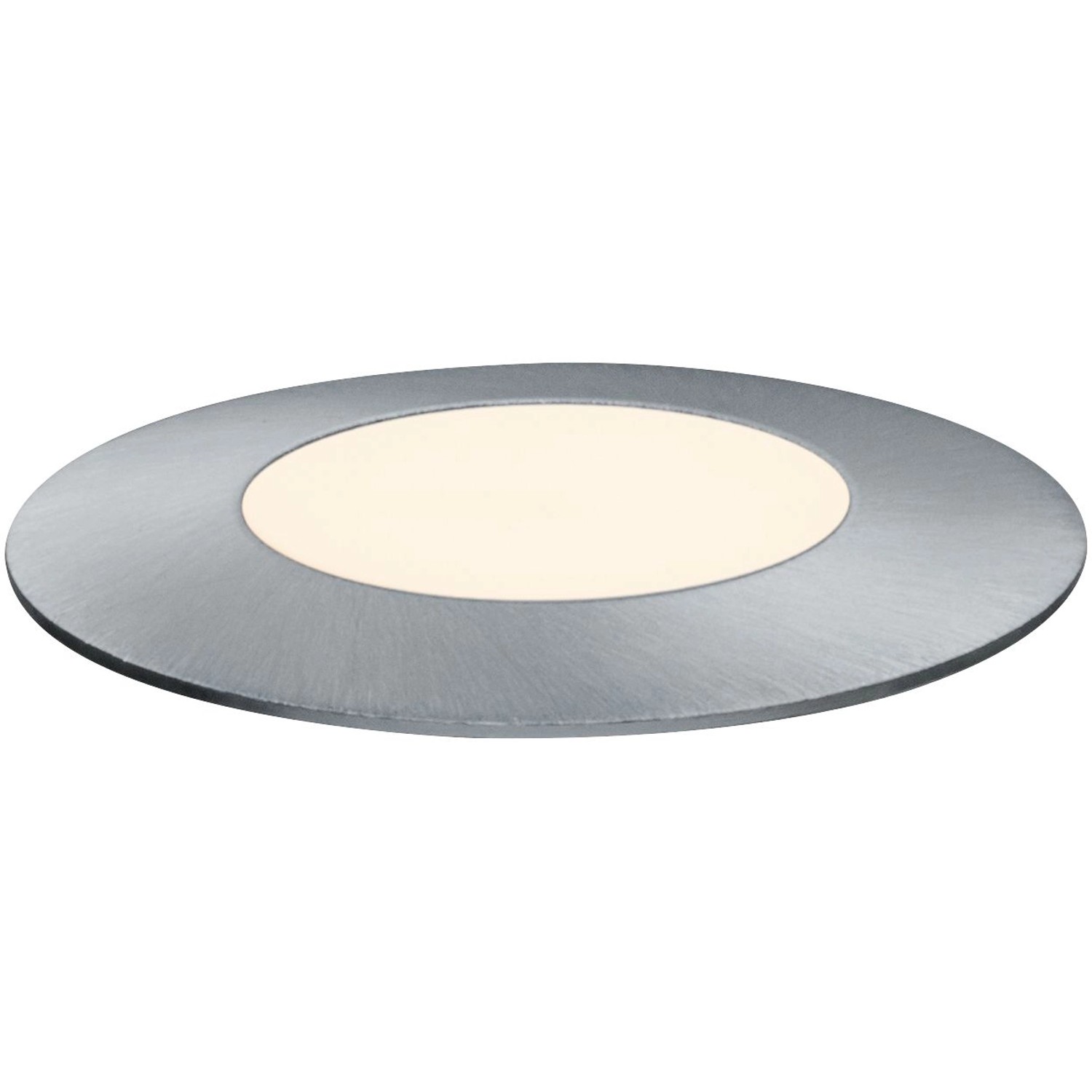 Paulmann Plug & Shine LED-Bodeneinbauleuchte Floor Mini, silberfarben, Warmweiß für Außen.