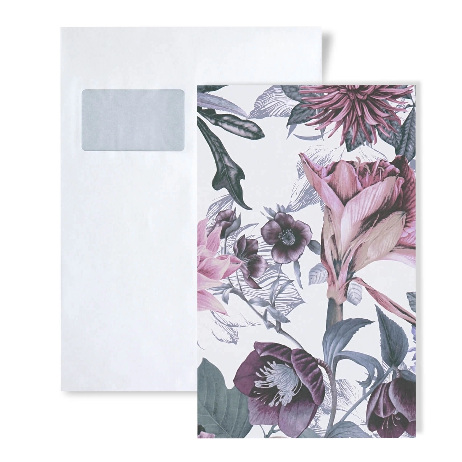PROFHOME 1 MUSTERSTÜCK S-381752-GU DIN A4 MUSTER der Floralen Tapete günstig online kaufen
